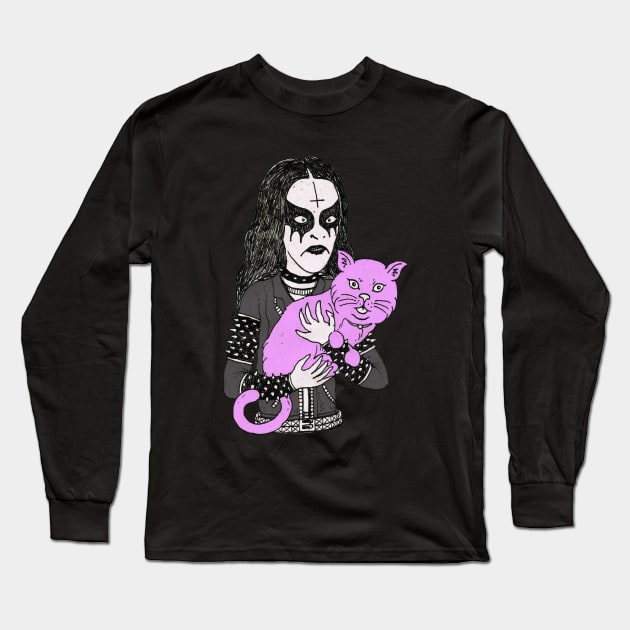 METAL HEAD Long Sleeve T-Shirt by miskel